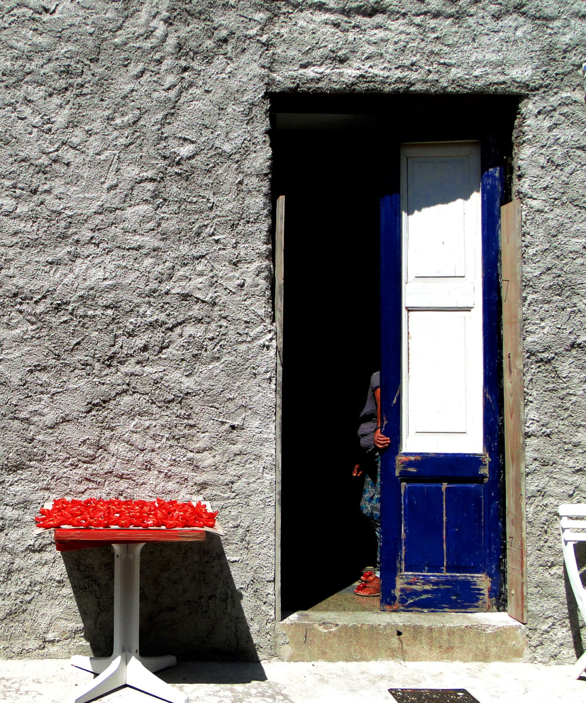 The dryness of tomatoes in Sicily